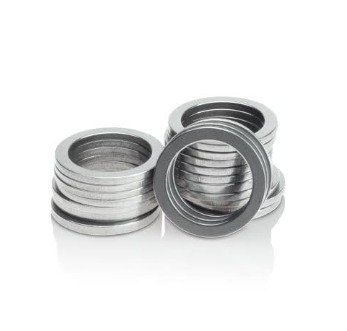 WASHER, FLAT, STEEL, 0.734 MM