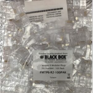 CONNECTOR, MODULAR PLUG, CAT6, RJ45, UNSHIELDED