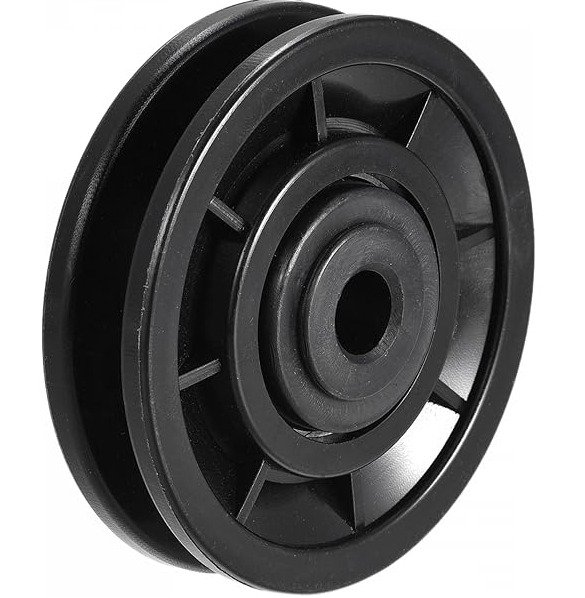 PULLEY, LIFEFITNESS, RUBBER, BLACK, 5 X 2.5 X 2.5 CM