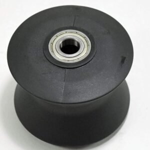 PULLEY, SHOCK CORD, ROWING MACHINE, BLACK, 3-3/8 INCHES