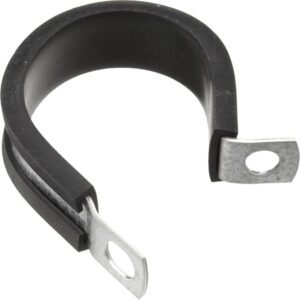 CLAMP, HOSE, STEEL, VINYL COATED, 1/4 INCH, MANUFACTURER:- AEROQUIP RED DOT,