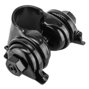 CLAMP, SADDLE, BLACK, 7/8 INCHES