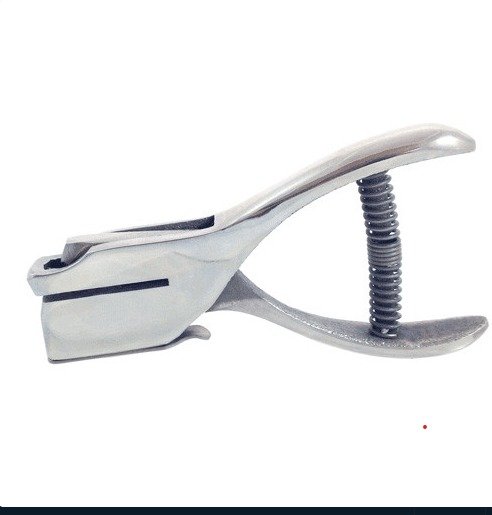 PUNCH, HOLE, w/ CATCHER, METAL TAGS, HEAVY DUTY, 1/8 INCH