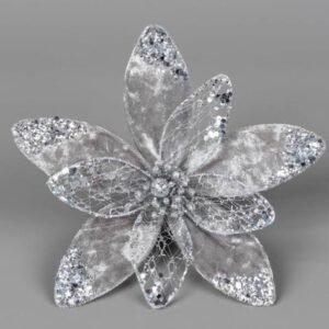 DECORATION, XMAS PARTY, WREATHS ORNAMENT, SILK/PLASTIC, 6.3IN/20CM, 10PCS, MANUFACTURER: JSSH,