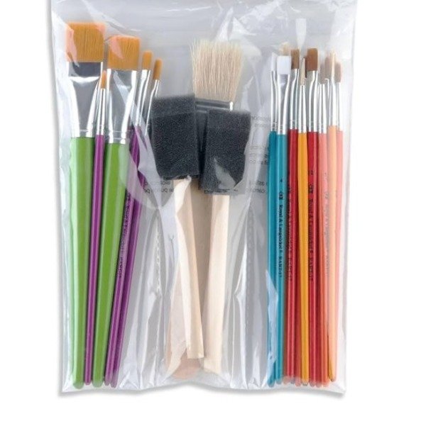 BRUSH SET, ARTIST'S, FINE/MEDIUM/WIDE