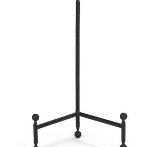 STAND, EASEL, STRAIGHT EDGE, SMALL, METAL/PLASTIC, BLACK, 6 X 5.45 X 5.15 INCHES