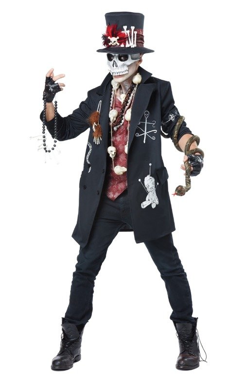 COSTUME, HALLOWEEN, VOODOO CONJURING, LATEX, 2-1/2 X 3 INCHES