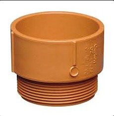 ADAPTER, TERMINAL, MALE, NON-METALLIC, ORANGE, 2 INCHES