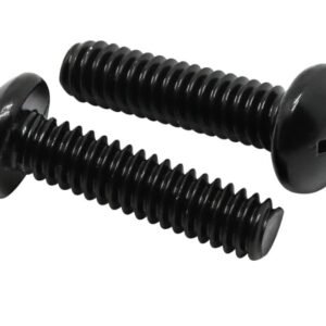 SCREW, MACHINE, W/ NYLON WASHER, PAN HEAD, CARBON STEEL