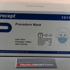 MASK, SURGICAL, DISPOSABLE, 3-PLY, BLUE