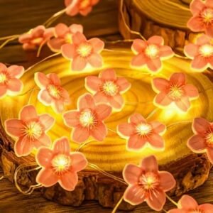 DECORATION, STRING LIGHTS, LED, PEACH BLOSSOM FAIRY, BATTERIES POWERED, WARM WHITE