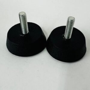 LEVELER, BASE FRAME, RUBBER COATED STEEL, BLACK
