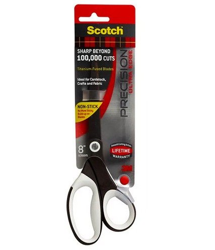 SHEARS, STRAIGHT TRIMMERS (SCISSOR), ULTRA EDGE, 8 INCHES