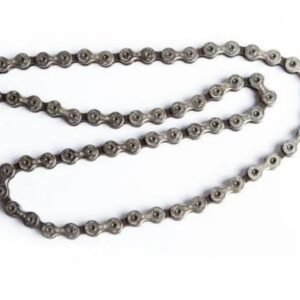 CHAIN, ROLLER, RIGHT SIDE, NICKEL, SILVER, 64 LINKS