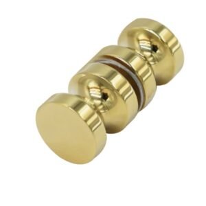 KNOB, DOOR, SHOWER, TWO-SIDED, SOLID BRASS, 3/4 INCH