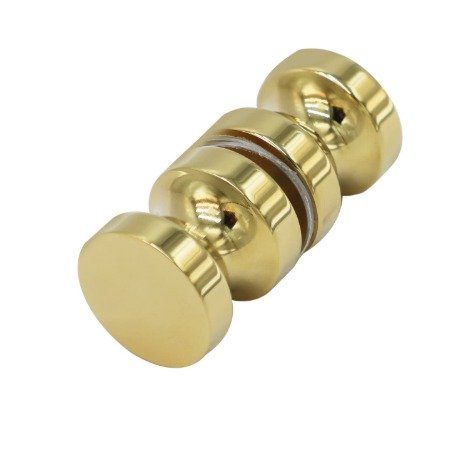 KNOB, DOOR, SHOWER, TWO-SIDED, SOLID BRASS, 3/4 INCH