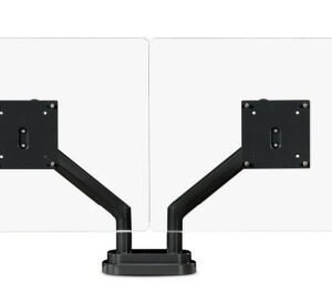 BRACKET, DUAL ARM, MONITOR, BLACK, 19 X 27.5 INCHES
