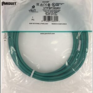 CABLE, PATCH, w/ MODULAR PLUG, CAT6, COPPER, GREEN, U/UTP, 24 AWG, 10 FEET