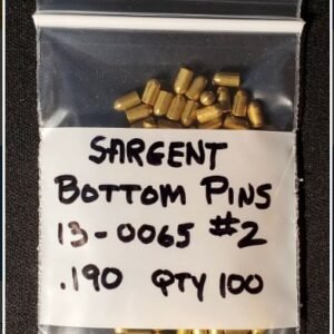 PIN, BOTTOM, CYLINDER KEYWAY, BRASS