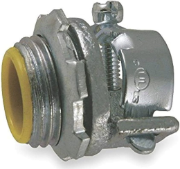 BOX CONNECTOR, ELECTRICAL, STRAIGHT, MNPT, MALLEABLE IRON, 3/4INCH, MANUFACTURER: RACO,