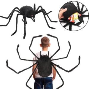DECORATION, PROP, POSEABLE, SPIDER, BLACK