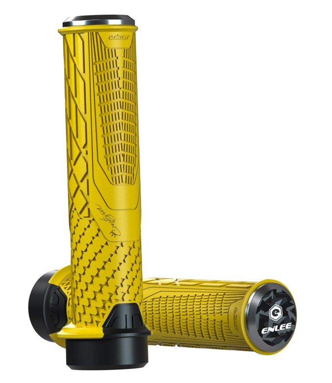 HANDLE, BIKE EXERCISE, YELLOW, 34.93 MM