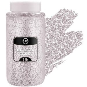 DECORATION, GLITTER, CRAFT, TRANSPARENT, CRYSTAL CLEAR