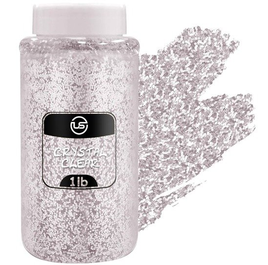 DECORATION, GLITTER, CRAFT, TRANSPARENT, CRYSTAL CLEAR