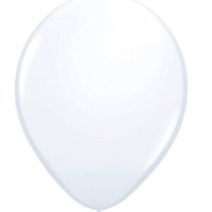 BALLOON, LATEX, OPAQUE, WHITE