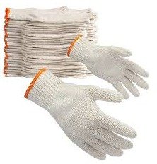 GLOVES, MEN'S AND WOMEN'S, COTTON, 10 INCHES, MANUFACTURER: FEDERAL COMMERCIAL ITEM DESCRIPTION,