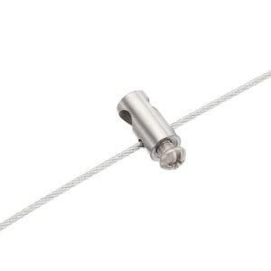 CLAMP, WIRE ROPE, CABLE, STEEL, 2.5 MM