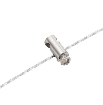 CLAMP, WIRE ROPE, CABLE, STEEL, 2.5 MM