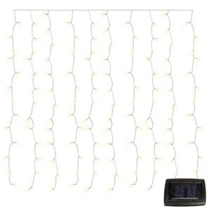 DECORATION, STRING LIGHTS, SOLAR, MULTI COLOR, 300 LED, 3 X 3 METERS