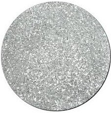 GLITTER, CRAFT (CHUNKY FLAKE), OPAQUE METALLIC, SILVER MOONLIGHT, 1 LBS