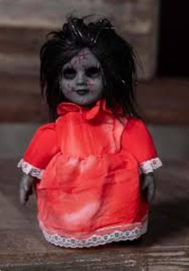 DECORATION, HALLOWEEN, DOLL, SCARY HAUNTED HEATHER