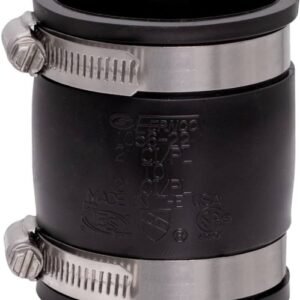 COUPLING ASSEMBLY, TUBE, FLEXIBLE, PVC, 2 INCHES