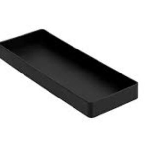 TRAY, ACCESSORY, BOTTOM LEFT, PLASTIC, BLACK,