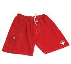 TROUSER, SHORT, LIFEGUARD, RED, X-LARGE, MANUFACTURER: ELIFEGUARD, MODEL: 53 ; MANUFACTURER: ELIFEGUARD