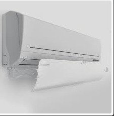 DEFLECTOR, FLOW, ADJUSTABLE, AIR CONDITIONER, PLASTIC, OFF WHITE, 60 X 5 X 23 CM, MANUFACTURER: WITFORMS,