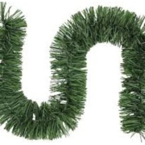 DECORATION, GARLAND, CHRISTMAS, SHINY, GREEN AND RED,