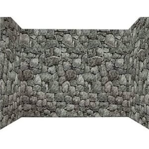 DECORATION, HALLOWEEN, STONE WALL BACKDROP, PAPER