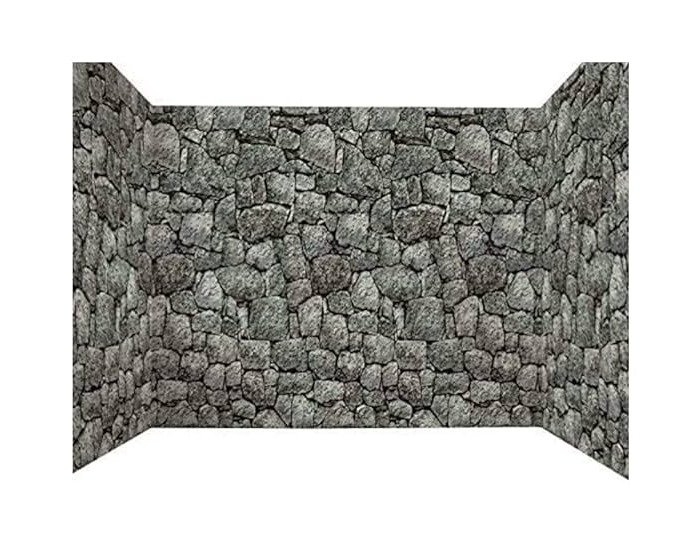 DECORATION, HALLOWEEN, STONE WALL BACKDROP, PAPER