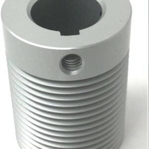 PULLEY, MOTOR, ALUMINUM, GRAY, 1.37 INCHES