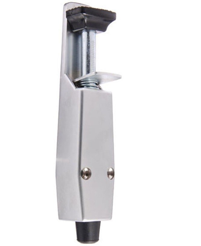 HOLDER, DOOR, PLUNGER, CAST ZINC, CHROME, 195 MM