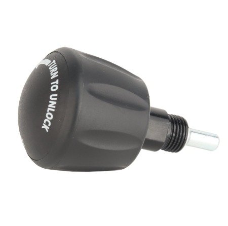 KNOB, SEAT POST, AIRBIKE, GRAY