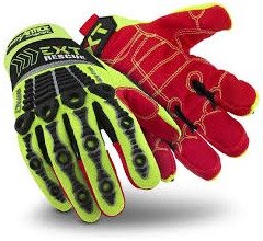 GLOVES, EXTRICATION, CUT RESISTANT, MEDIUM, MANUFACTURER: HEXARMOR,