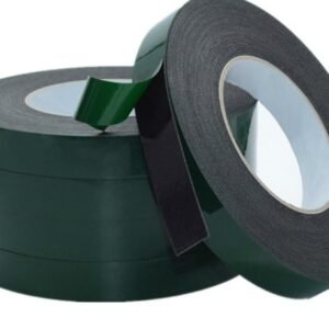 TAPE, PRESSURE SENSITIVE ADHESIVE, DOUBLE SIDED, BLACK, 3 MM X 10 M