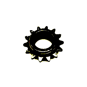 SPROCKET WHEEL, w/ COG TOOL, 14 TOOTH, 4 INCHES