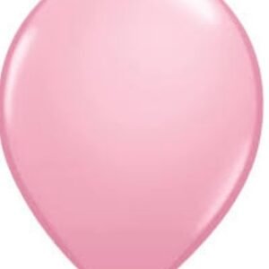 BALLOON, LATEX, OPAQUE, PINK, 11 INCHES