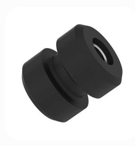 MOUNT, RESILIENT, UTILITY (ENGINE MOUNT ISOLATOR), RUBBER, 1 X 1.9 INCHES